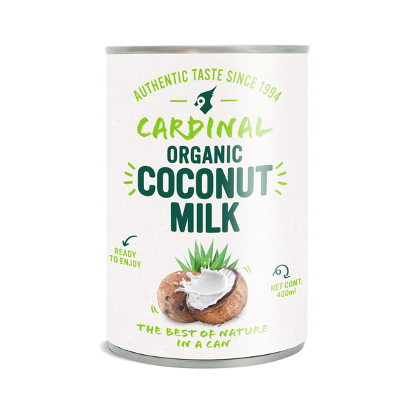 COCONUT MILK ORGANIC 17% FAT 400gr/400ml