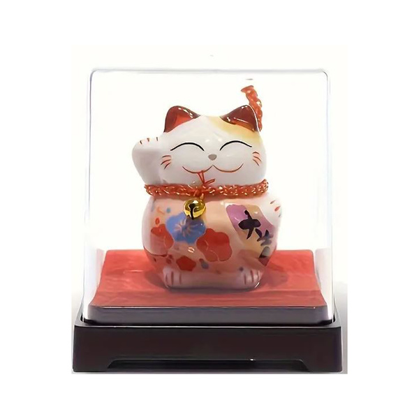 LUCKY CAT IN BOX PINK 1Pc