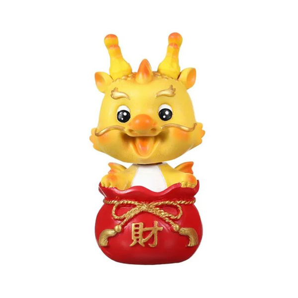 LUCKY FURRY DRAGON  5.5X5.5X10.5CM 1Pc