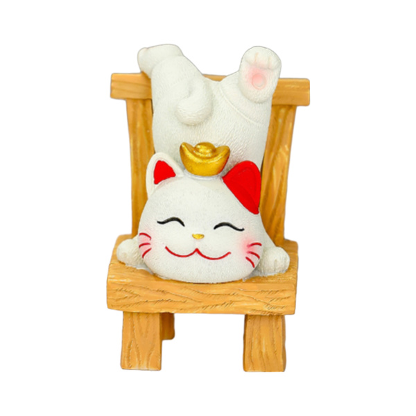 FORTUNE CAT DAO FU 4.5X3.5X6.8CM 1Pc