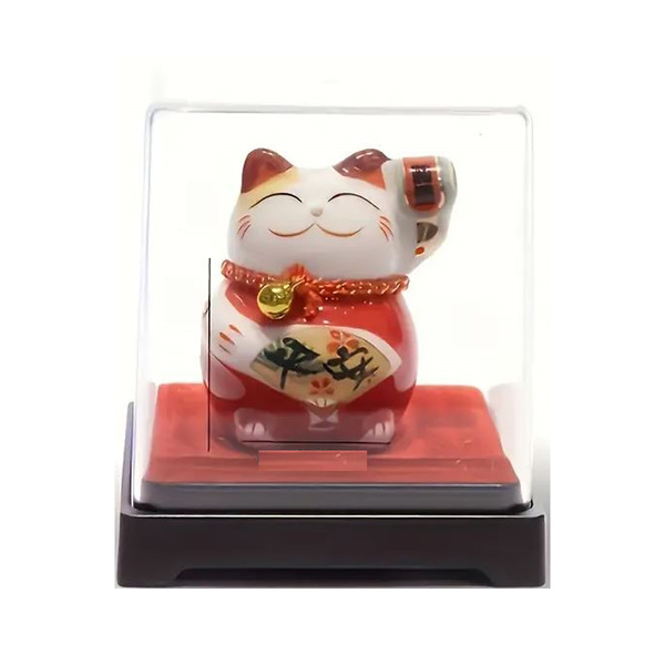 LUCKY CAT IN BOX RED 1Pc