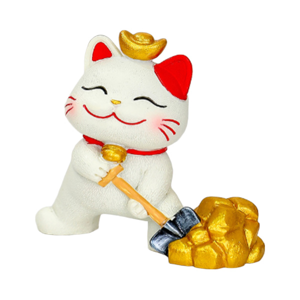 FORTUNE CAT FA DA CAI 5.7X2.5X4.6CM 1Pc