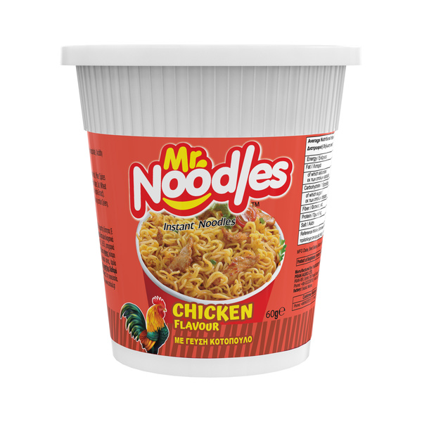 CHICKEN FLAVOR INSTANT NOODLE CUP 60gr