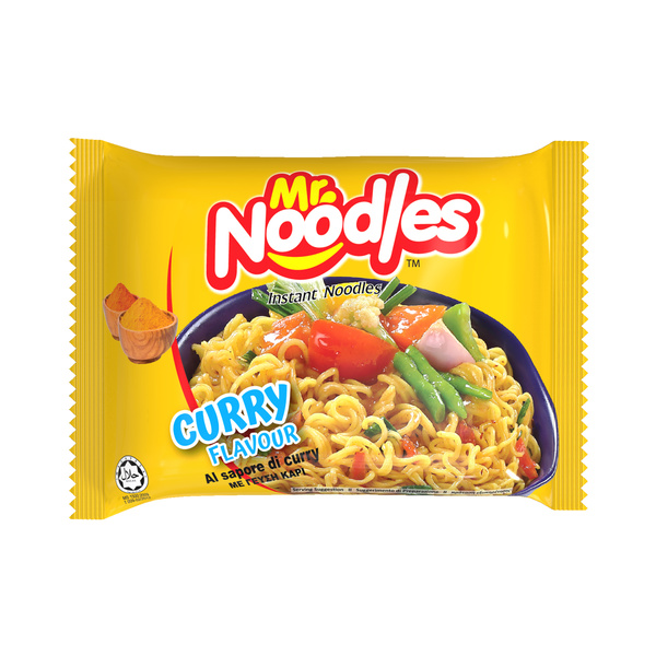curry flavor instant noodle pack 70gr