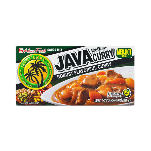 java curry sauce medium hot 185gr