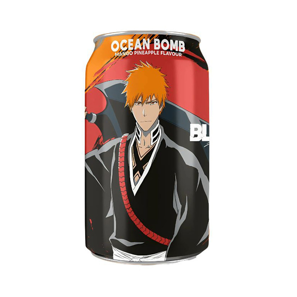 sparkling drink mango & pineapple flavor ichigo kurosaki 330gr/330ml