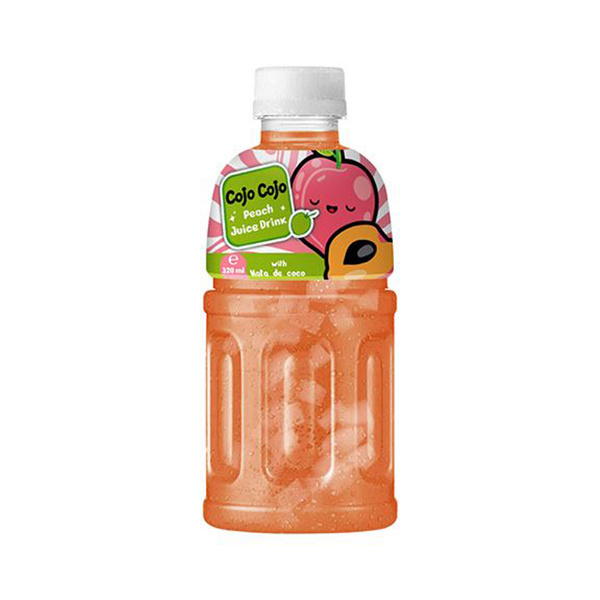 PEACH JUICE WITH NATA DE COCO 320gr/320ml