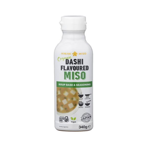 MISO SOUP BASE & SEASONING DASHI FLAVOURED ORGANIC 340gr