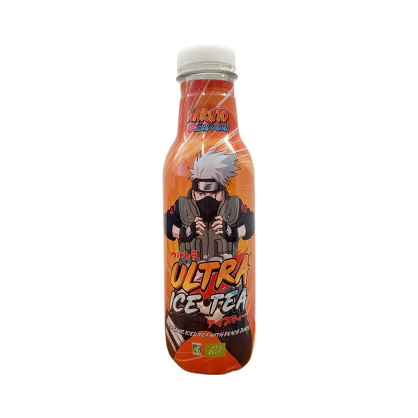ultra ice tea kakashi, naruto, white tea/peach organic 500gr/500ml