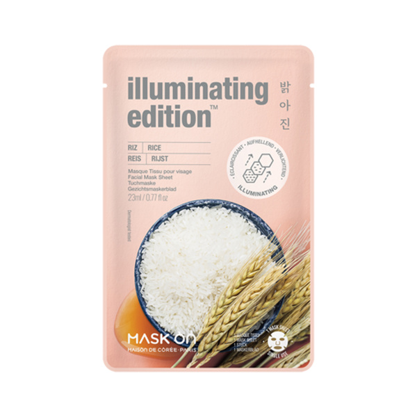 ILLUMINATING FACIAL MASK SHEET WITH RICE 1Pc