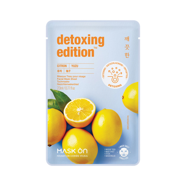 DETOXING FACIAL MASK SHEET WITH YUZU 1Pc