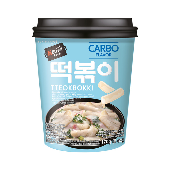 tteokbokki instant noodle carbo flavor 170gr