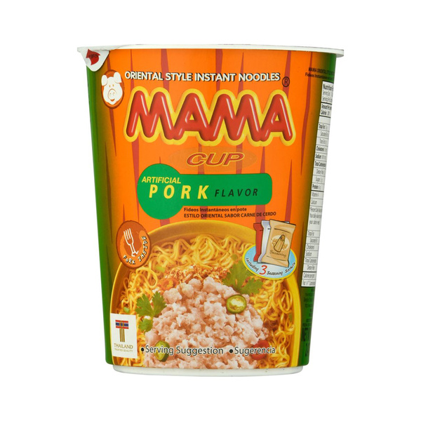 cup instant noodle pork flavour 70gr