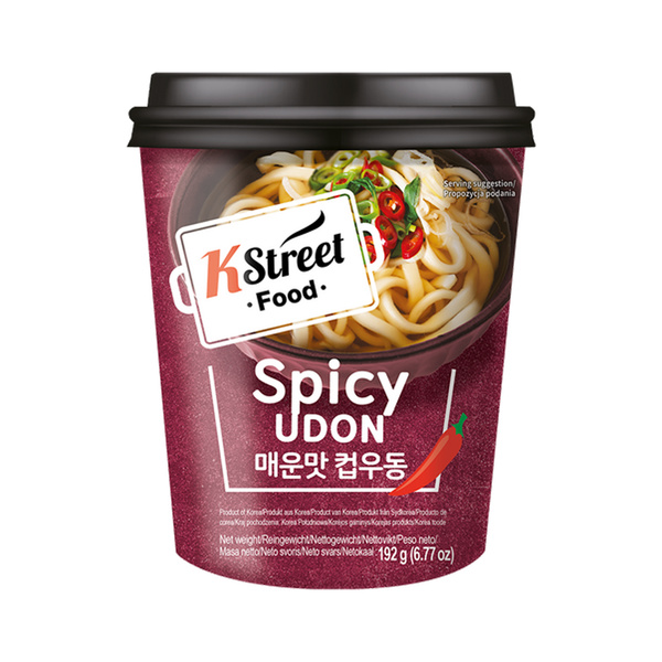 udon cup instant noodle spicy flavor 192gr
