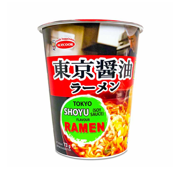 ippin cup instant noodle shoyu flavour 73gr