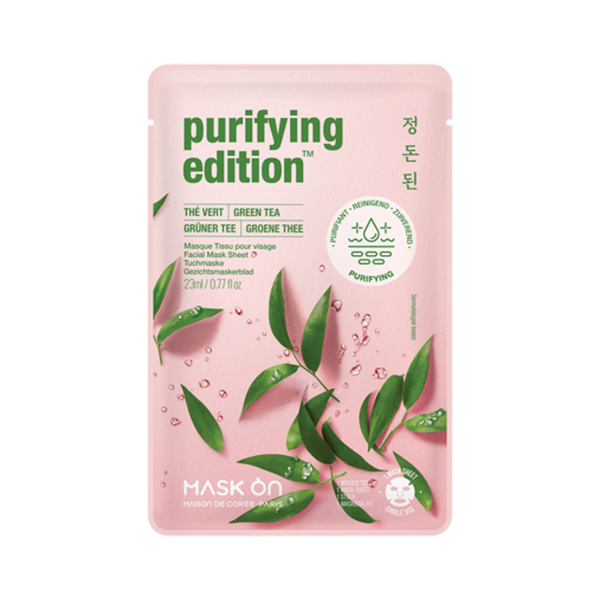PURIFYING FACIAL MASK SHEET WITH GREEN TEA 1Pc