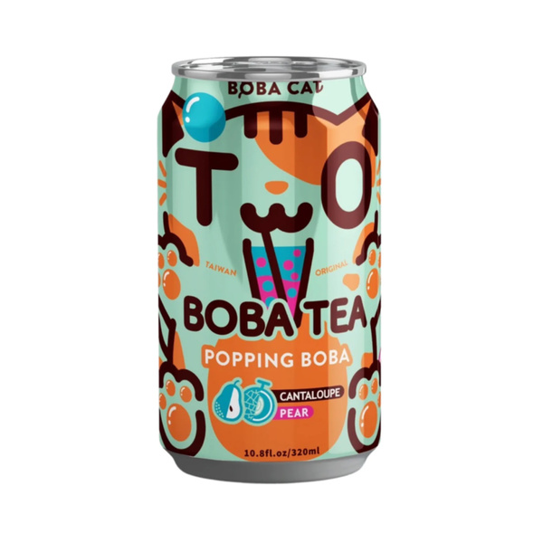 POPPING BOBA BUBBLE TEA CANTALOUPE PEAR 315gr/315ml