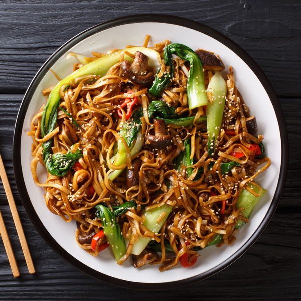 Oriental Noodles with Hoisin Sauce
