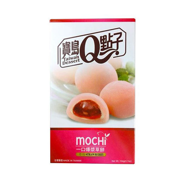 mochi strawberry flavor 104gr