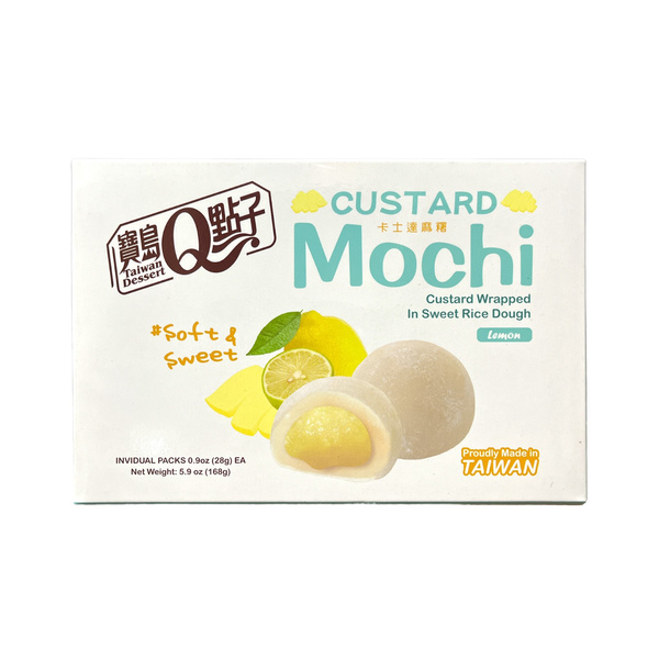 mochi custard lemon flavor 168gr