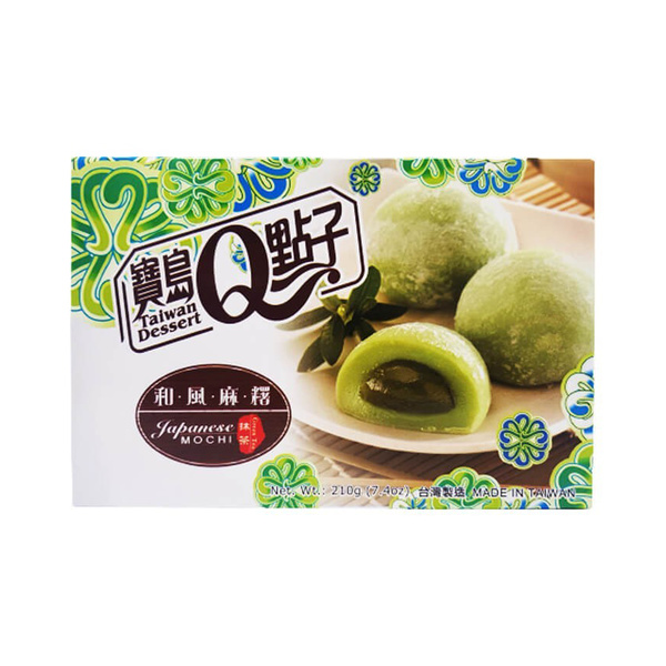 mochi green tea flavor 210gr