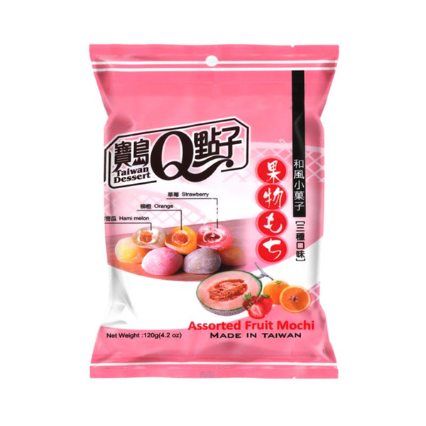 mochi assorted fruit flavor 120gr