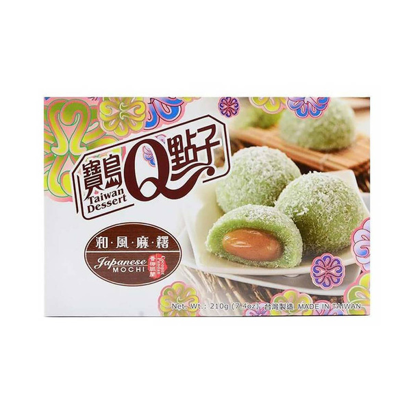mochi pandan coconut flavor 210gr