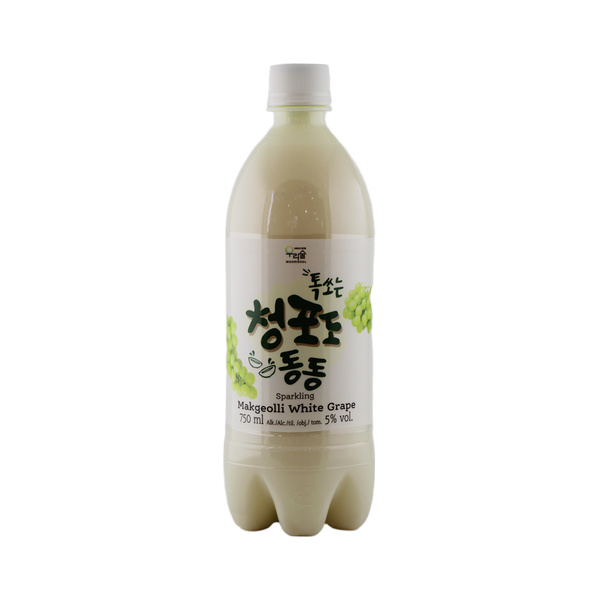 makgeolli sparkling white grape alc 5% 750gr/750ml