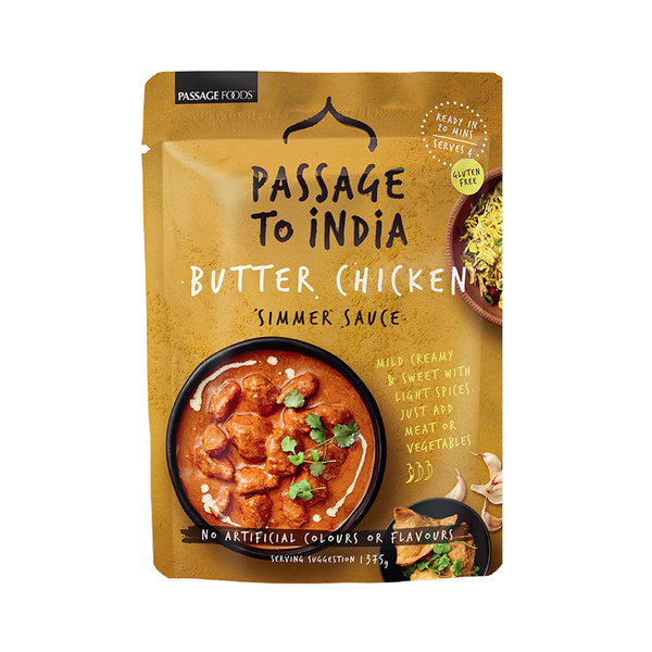 BUTTER CHICKEN SIMMER SAUCE 375gr