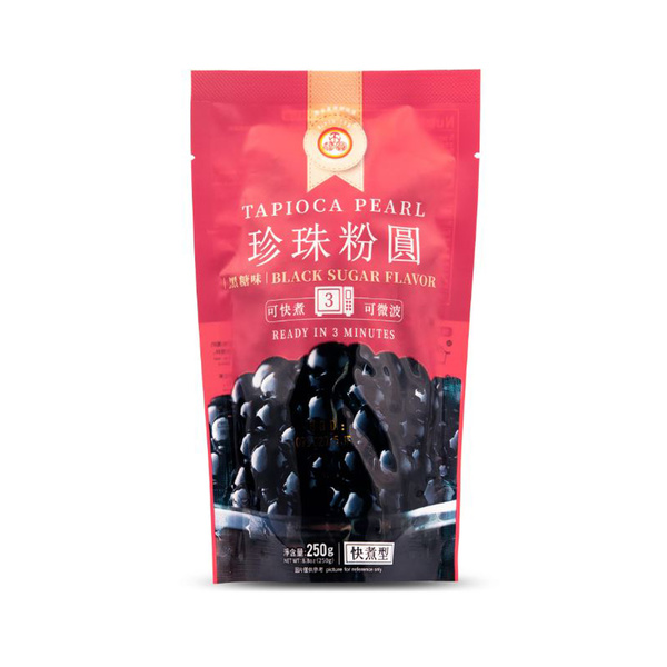 tapioca pearl black sugar flavor 250gr
