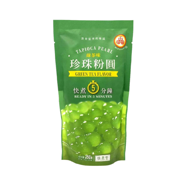 tapioca pearl green tea flavor 250gr