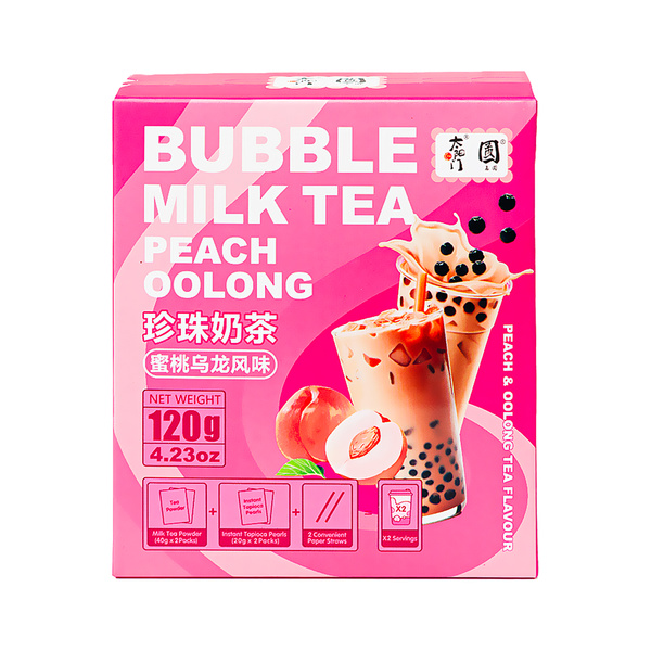 BUBBLE MILK TEA PEACH & OOLONG TEA FLAVOUR 120gr
