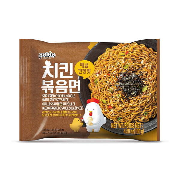 stir fried chicken ramen instant noodle 130gr