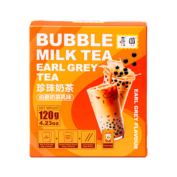 BUBBLE MILK TEA EARL GREY MILK TEA FLAVOUR 120gr