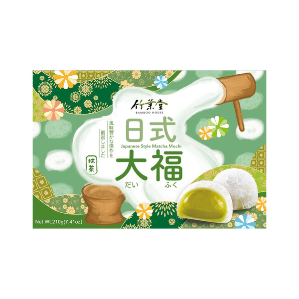 japanese mochi matcha flavor 210gr