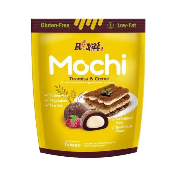 tiramisu & creme mochi  12 pcs 180gr