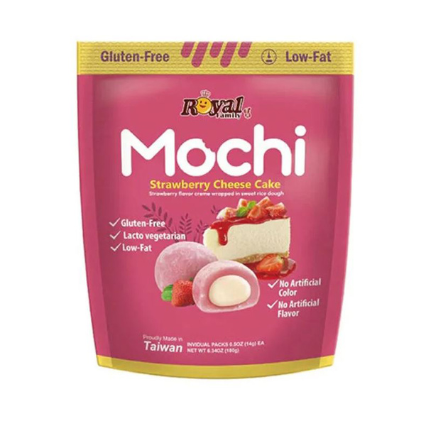 strawberry cheesecake mochi  12 pcs 180gr