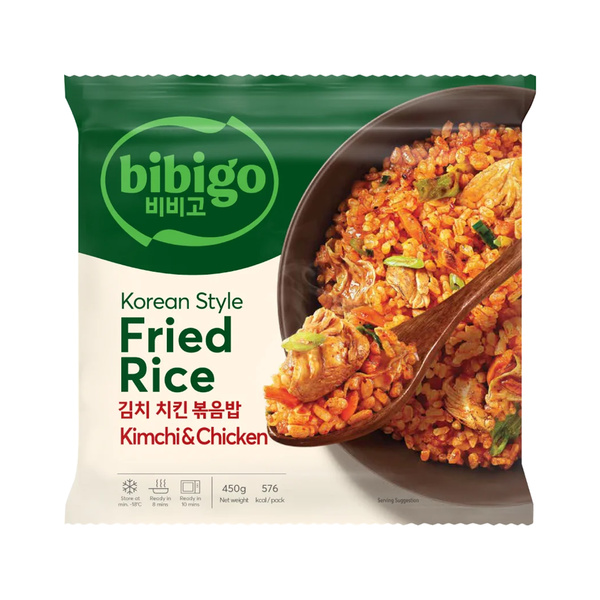 korean style fried rice kimchi & chicken 450gr