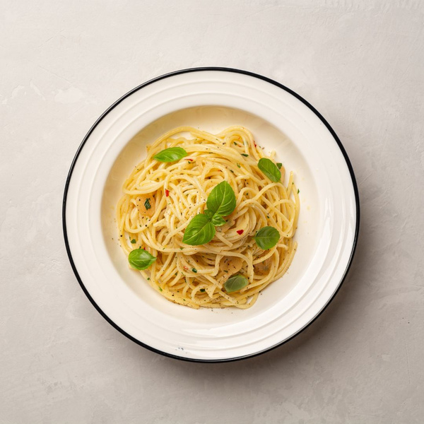 Aglio E Olio with LKK Premium Oyster Sauce
