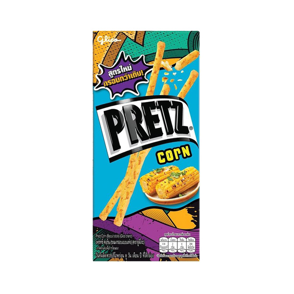 BISCUIT STICK PRETZ CORN 22gr