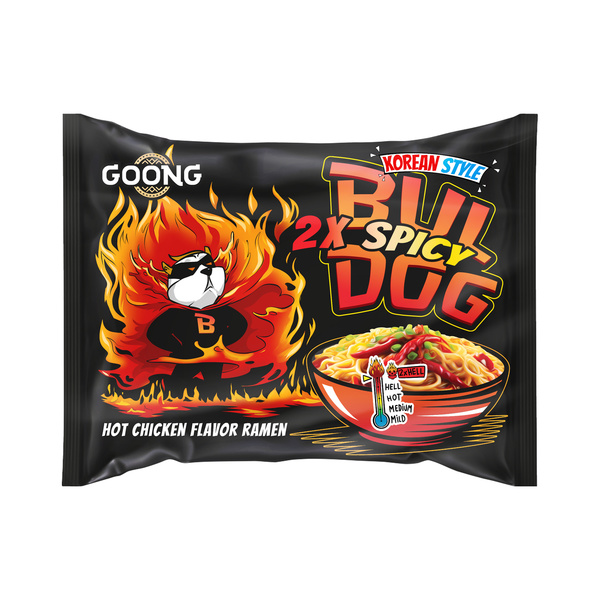 2XSPICY BULDOG INSTANT NOODLE 117gr