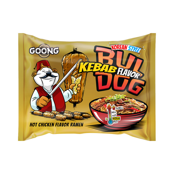 kebab buldog instant noodle 117gr