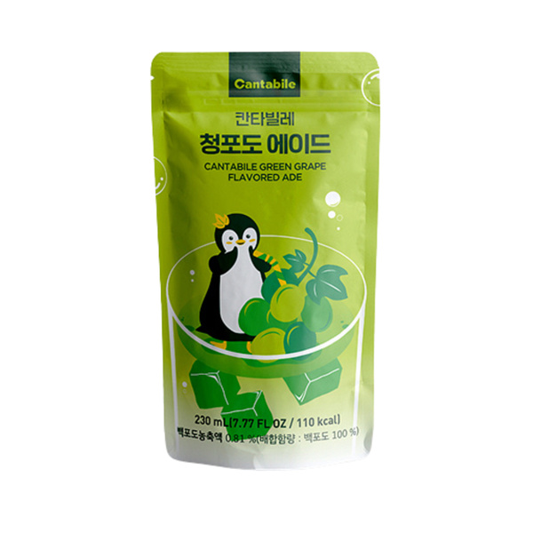 ade drink green grape flavor 230gr/230ml