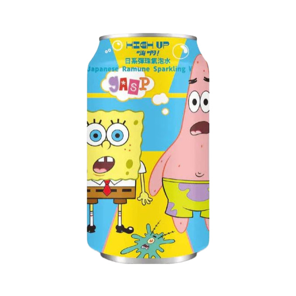 ramune sparkling water spongebob original flavor 330gr/330ml