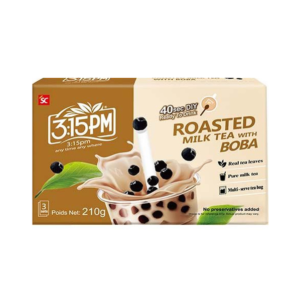 bubble milk tea with boba roasted 210gr