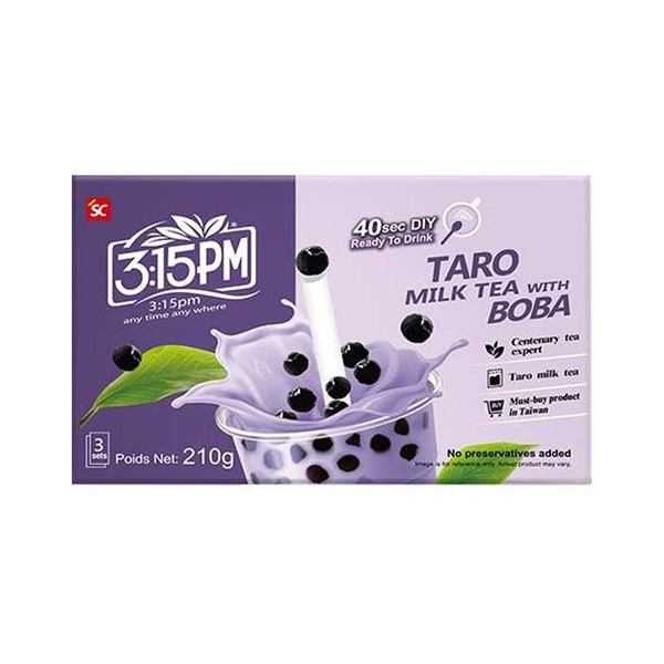 BUBBLE MILK TEA WITH BOBA TARO 210gr