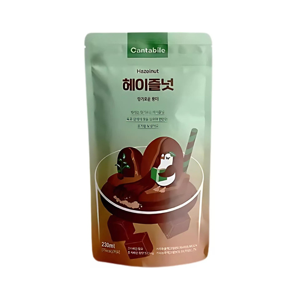ade drink hazelnut flavor 230gr/230ml
