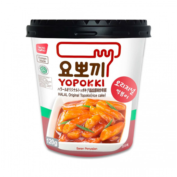 topokki rice cake original cup 120gr