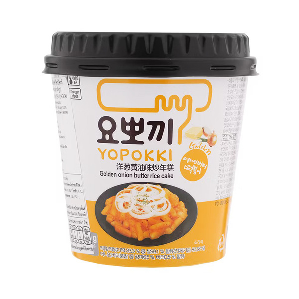 topokki rice cake golden onion butter cup 120gr