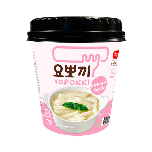 topokki rice cake carbonara cup 120gr